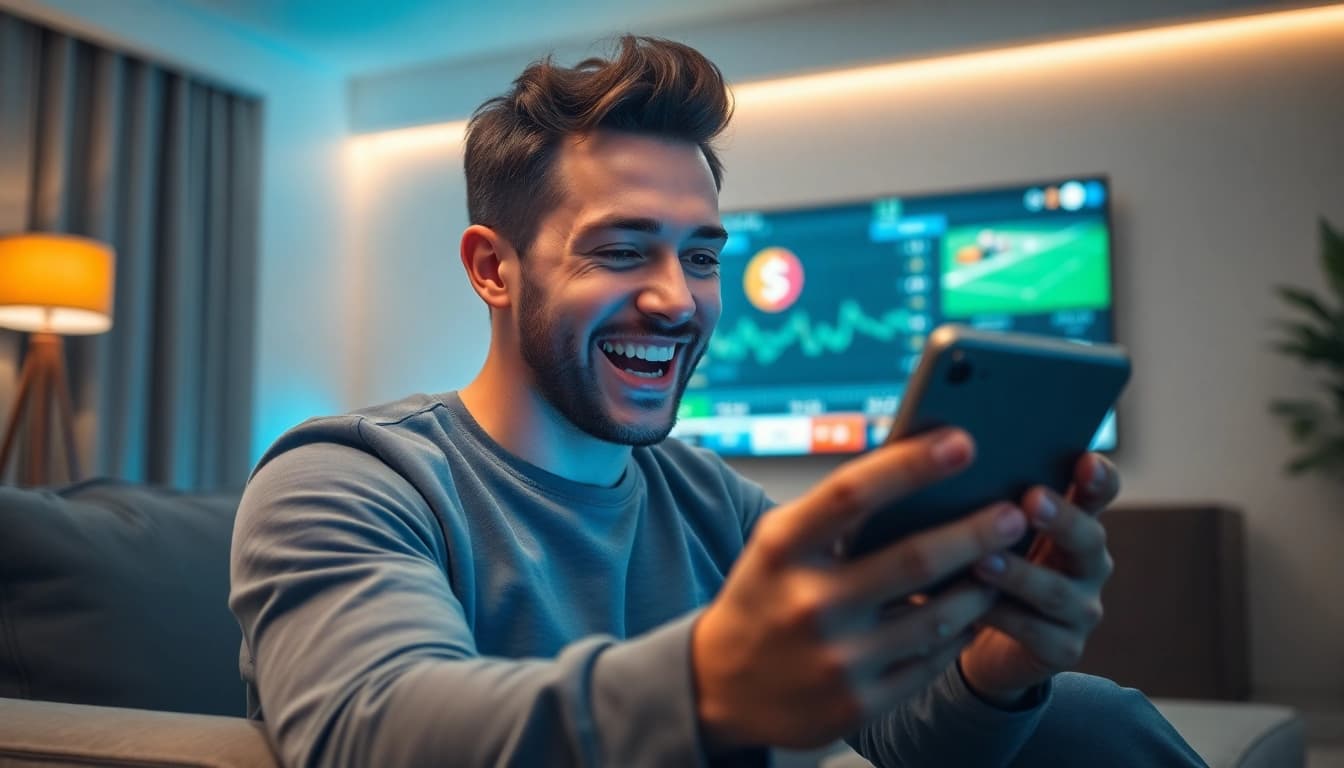 Experience the excitement of sports betting with crypto in a lively digital atmosphere.