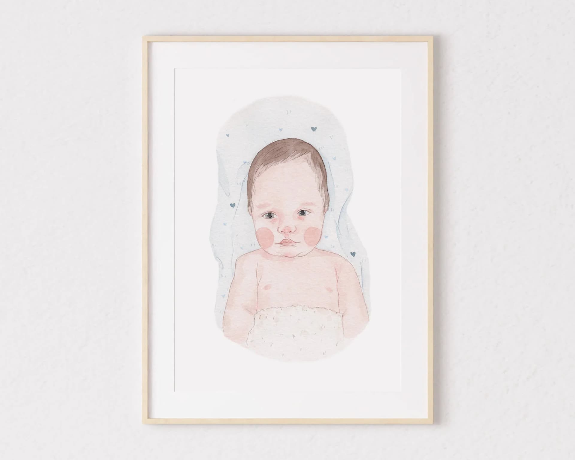 Lass dein Foto malen lassen – Ein Kunstwerk von Families Portrait
