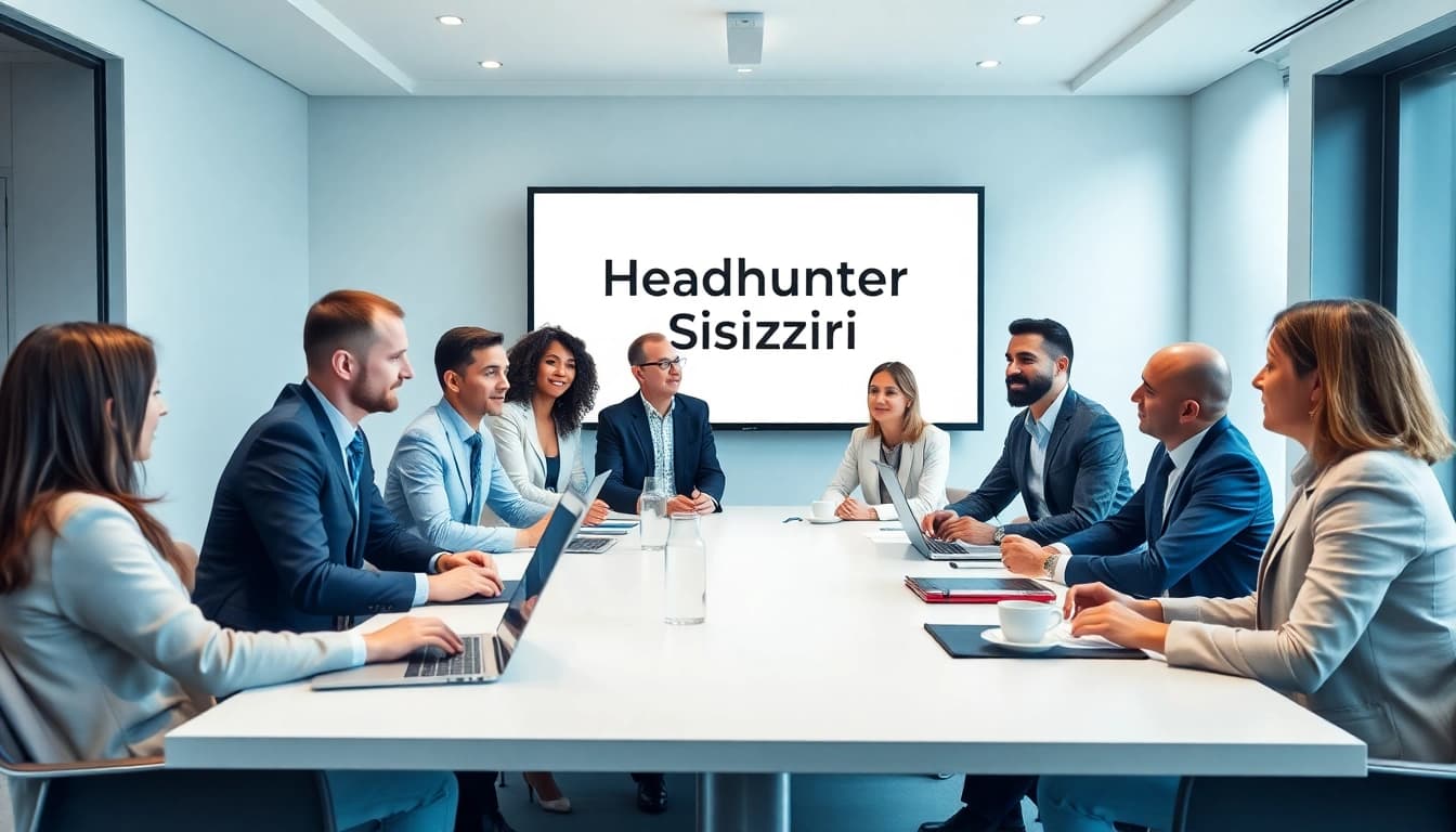 Professionals collaborating with a Headhunter Schweiz to find top talentos.