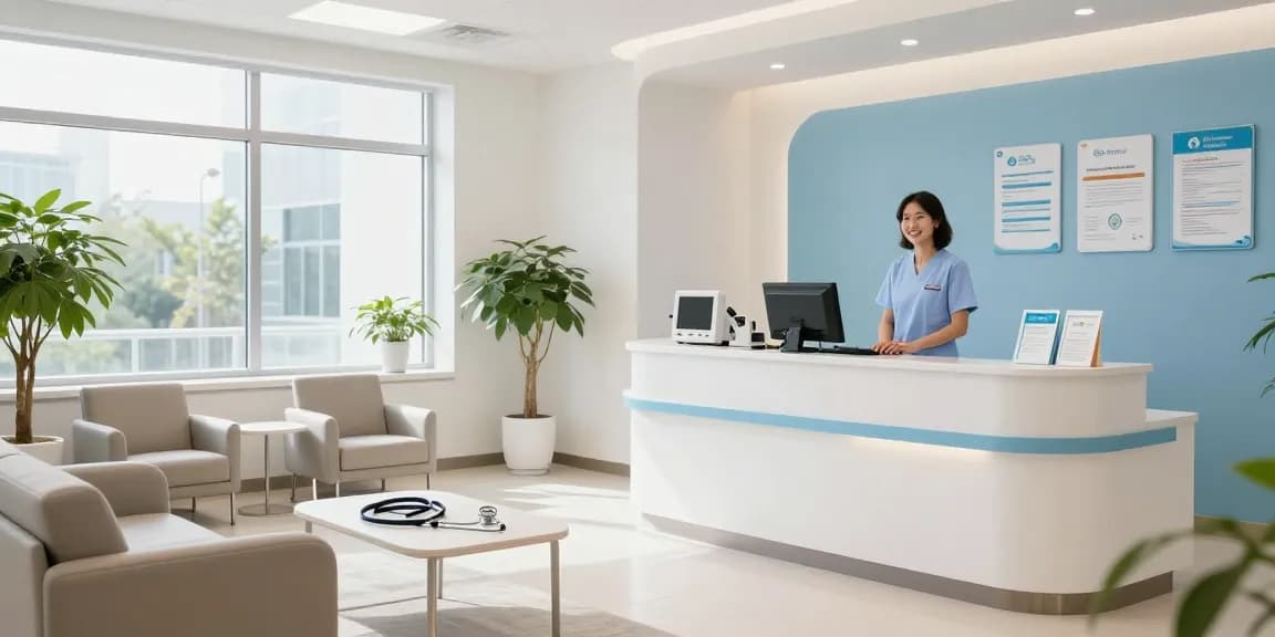 Prime Pharma Shop bietet professionelle medizinische Dienstleistungen in einer modernen Gesundheitsklinik.