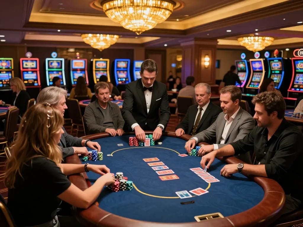 Experience exciting gameplay at alo8 com casino with lively poker action and vibrant atmosphere.