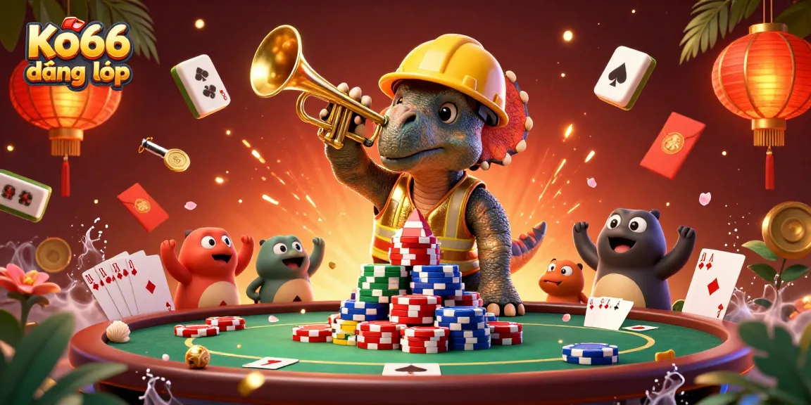 Engage with Ko66 đăng nhập and enjoy immersive poker experiences amid celebratory 3D elements.