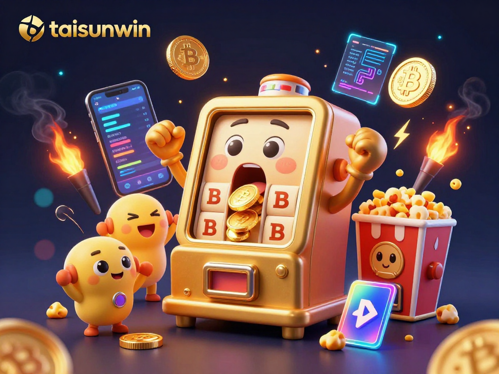 Experience the thrilling jackpot at taisunwin with golden slot machines and cryptocurrency excitement!