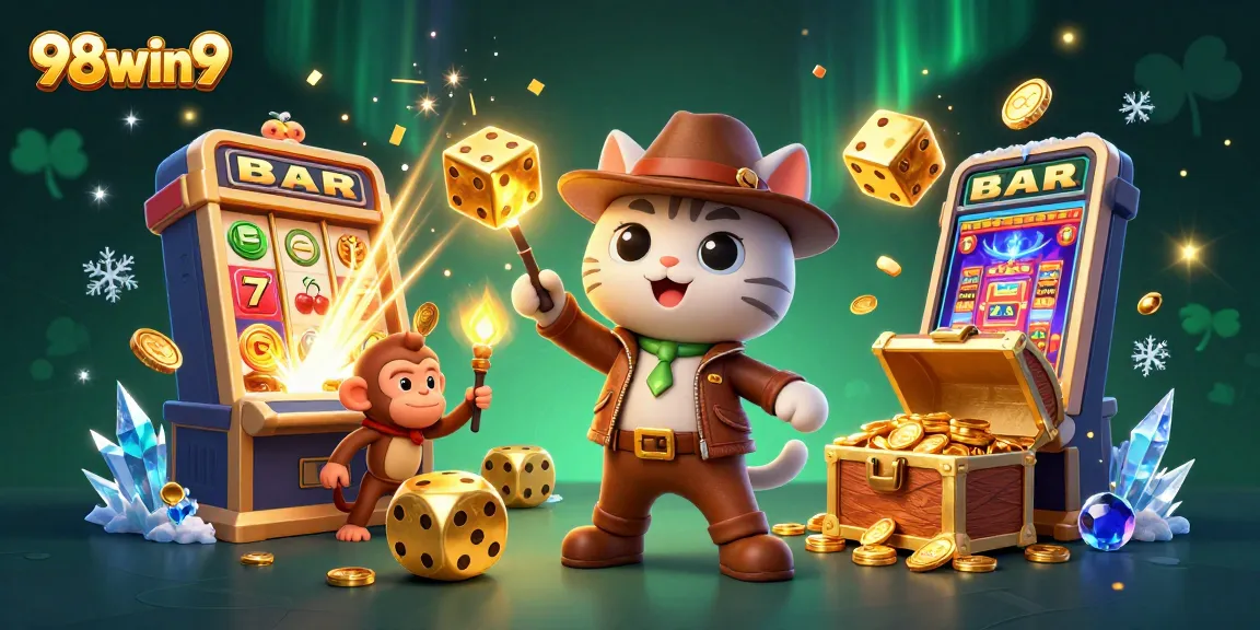 Join the adventure at 98win9, uncovering thrilling casino artifacts and jackpots.