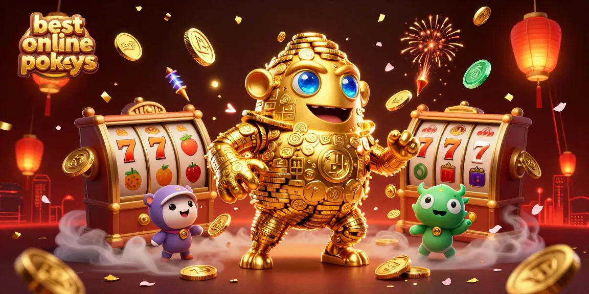 Spin and win with the best online pokies featuring a golden golem and exciting slot elements.