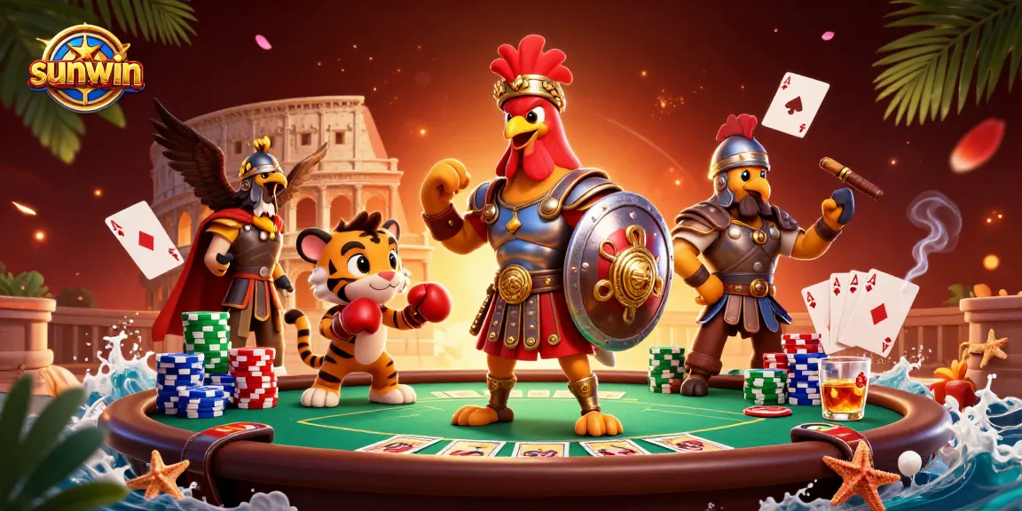 Sunwin players enjoy immersive card games with captivating 3D visual elements and lively atmosphere.