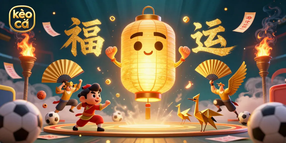 Experience the thrill of kèo nhà cái with a vibrant 3D sports betting scene featuring golden elements and dynamic characters.