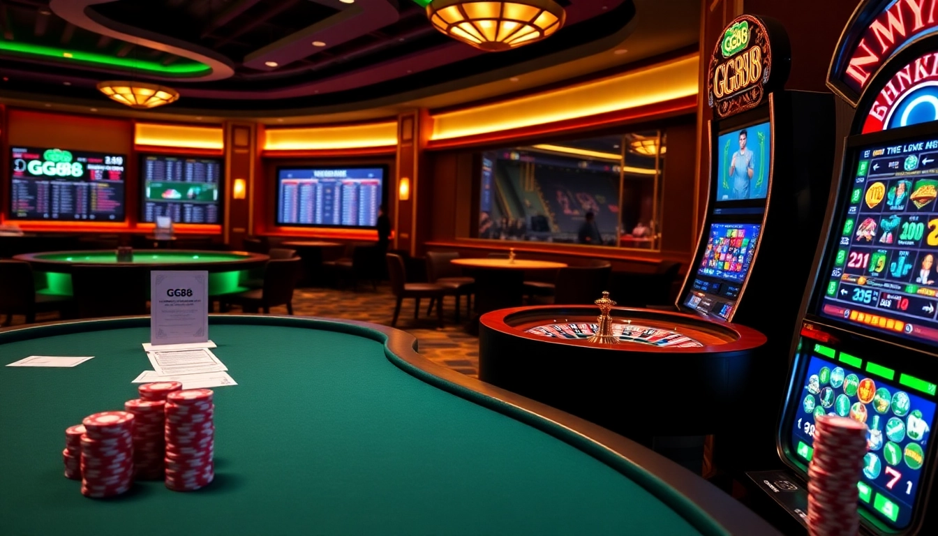 Experience the excitement of GG88 online gambling with vibrant casino games.