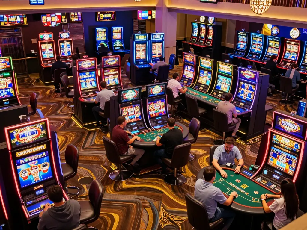 Nohu gaming environment with players enjoying casino games, engaging in strategic betting decisions.