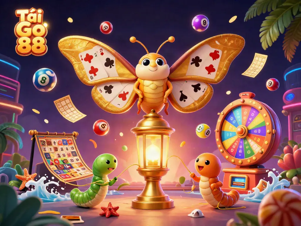 Experience the thrill and excitement of Tải Go 88 with vibrant casino elements and dynamic visuals.