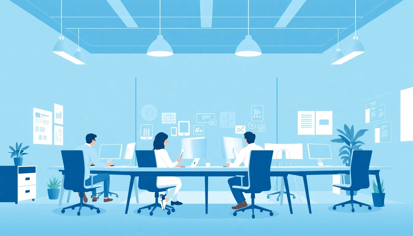 Enhance your processes with innovative Prozessoptimierung techniques in a bright and efficient office.