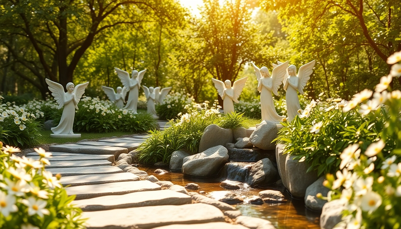 Besonders wichtig bei einem ruhigen Gartenretreat mit Engelmotiven und üppigem Grün.