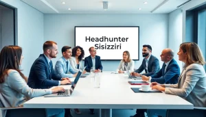 Professionals collaborating with a Headhunter Schweiz to find top talentos.