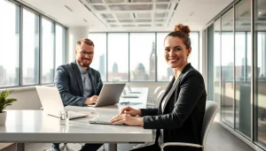Erfolgreiche Headhunter in Köln arbeiten engagiert an Rekrutierungsprojekten.