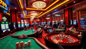 Experience the thrilling gameplay at 789win club with vibrant casino elements and excited players.