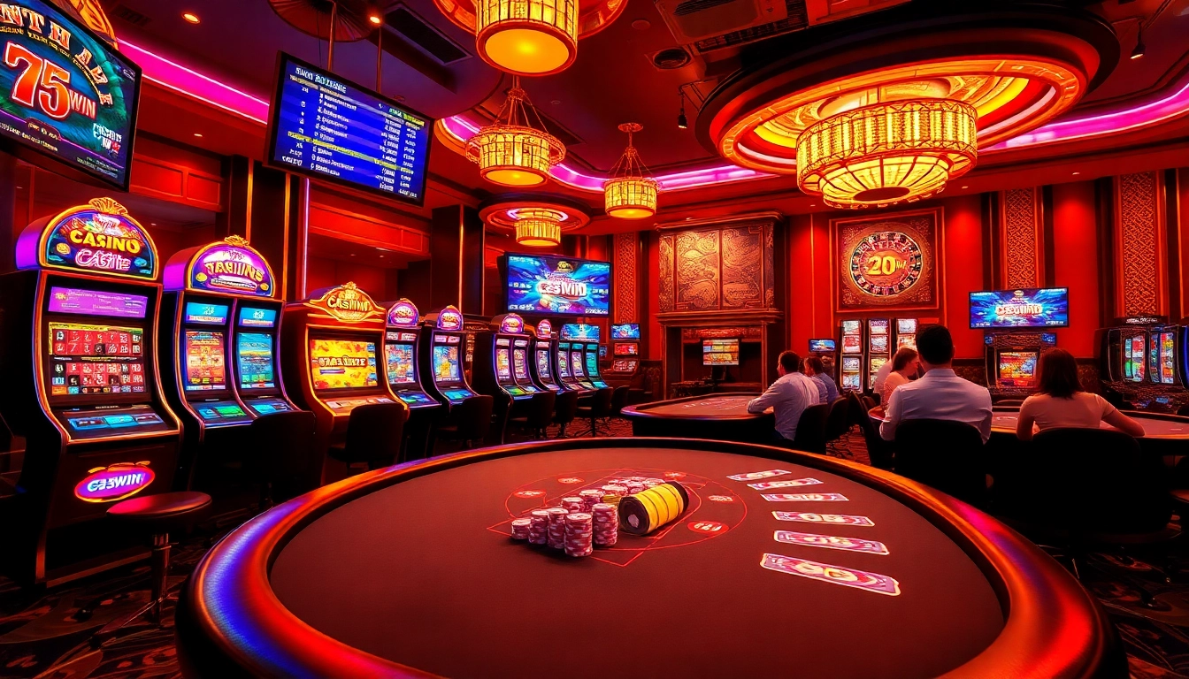 Experience the excitement of 23win with vibrant slot machines and engaging poker gameplay.