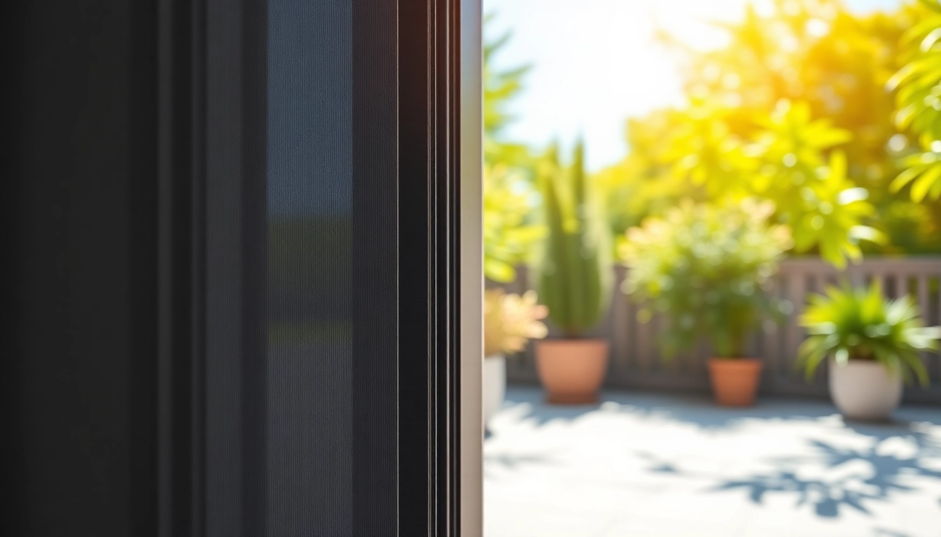 Insektenschutz terrassentür zeigt effektiven Schutz gegen Insekten auf einer modernen Terrasse.