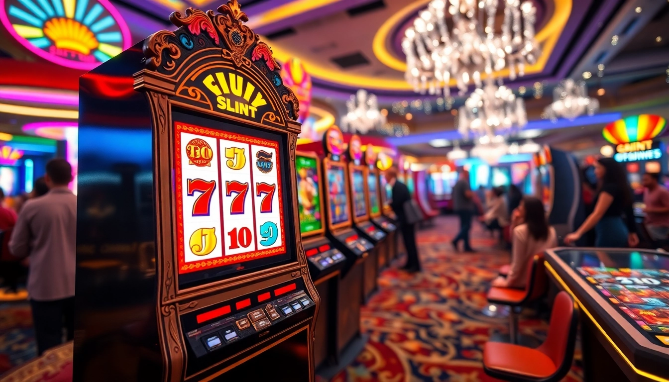 Menangkan jackpot dengan Slot77 di mesin slot yang penuh warna dan berkilau.