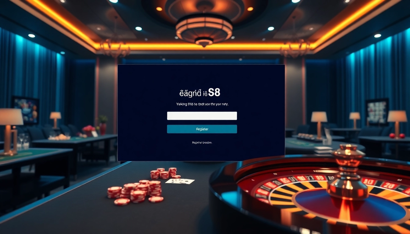 Register for S8 to experience the excitement of online gambling with various gaming options.
