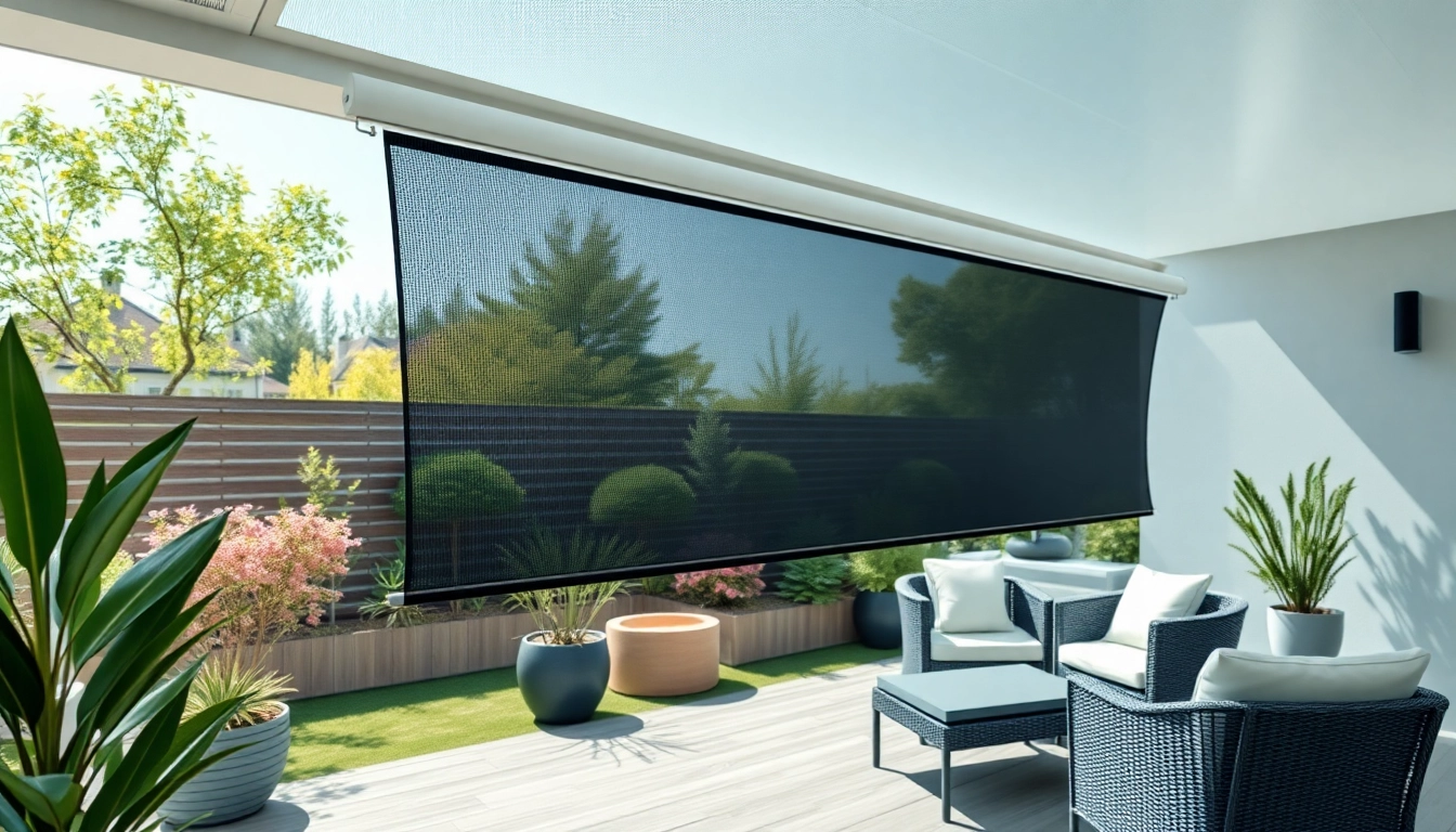 Effortlessly opening terrassentüren fliegengitter in a stylish terrace, providing seamless insect protection.