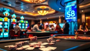 Sign up for S8 to experience thrilling online casino games and rewards.